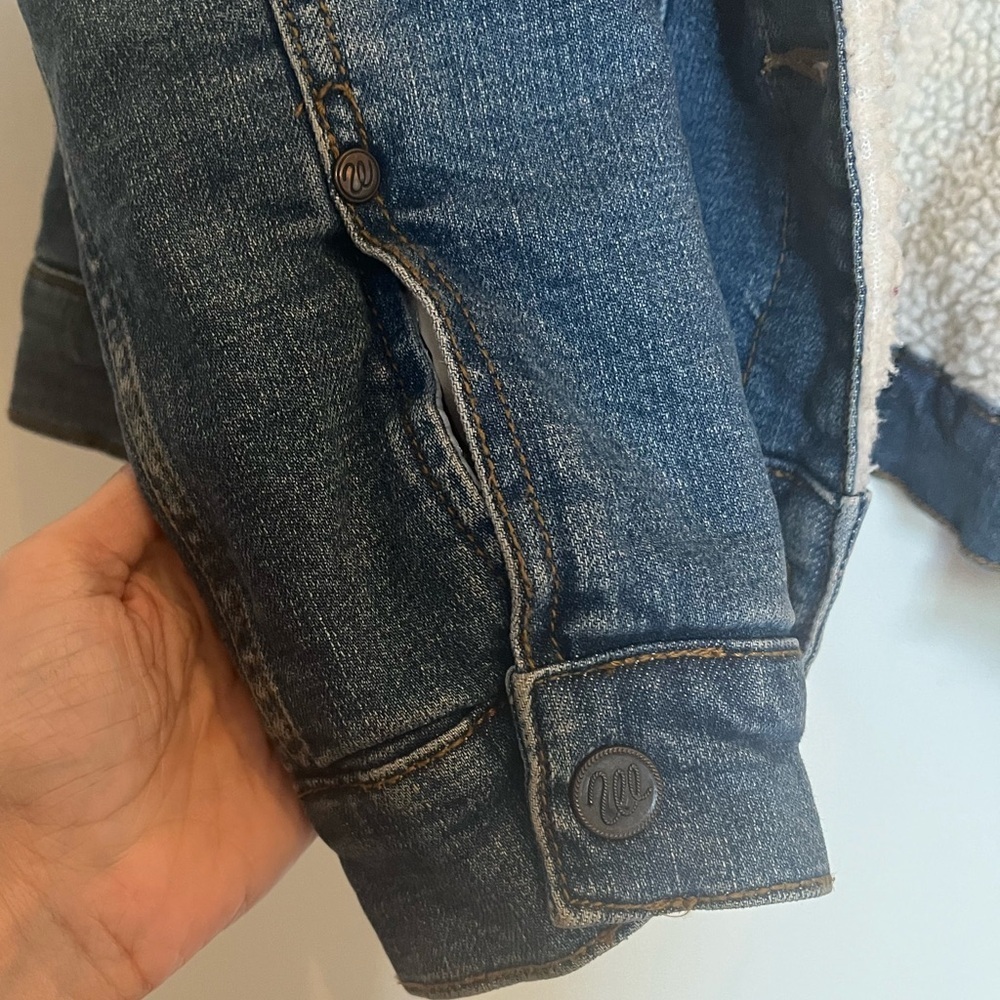 Wrangler Retro Sherpa lined classic western jacket - Picture 10 of 11